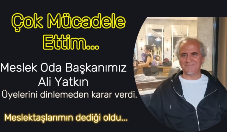 Başkan Ali Yatkın “Pazar Günü Kapatma Kararı Israrında Büyük Bir Hata Yaptı”