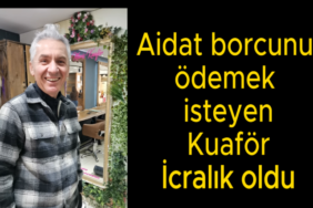 aidat borcunu ödemek istedi icralık oldu